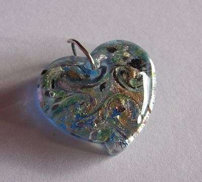 A GLASS PENDANT