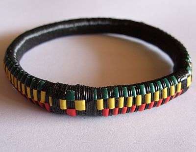 WOVEN RASTAFARIAN BANGLE