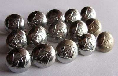 OLD SOUTH AFRICAN POST OFFICE METAL BUTTONS X 15