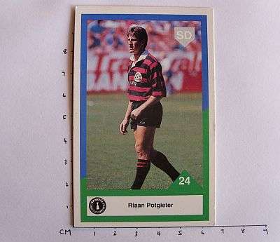 1992 RUGBY CARD - RIAAN POTGIETER
