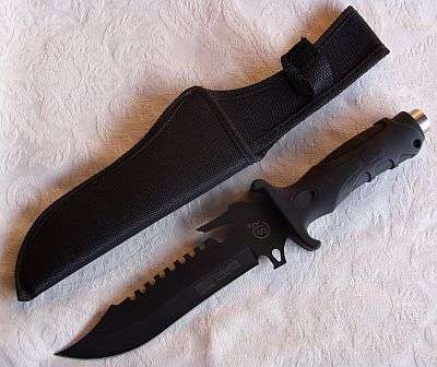 KNIFE WITH SHEATH - HUNTING STYLE
