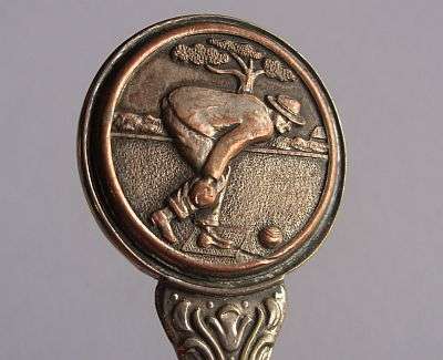 COLLECTABLE TEASPOON - OLD - BOWLS