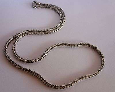 A SENSATIONAL & STRIKING HEAVY STERLING SILVER NECKLACE - WHAT A SNAKE !!