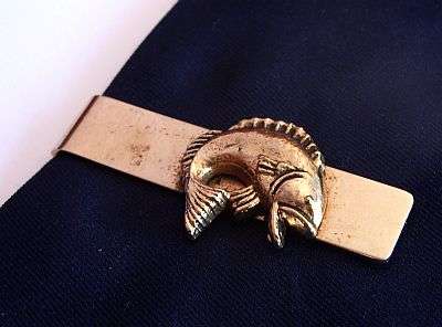 VINTAGE TIE PIN / CLIP - FISH