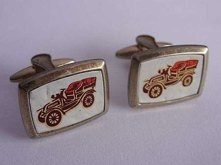 VINTAGE CUFFLINKS - VINTAGE CARS