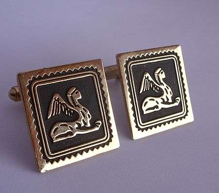 VINTAGE CUFFLINKS - MYTHICAL CREATURES