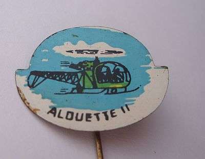 VINTAGE STICK PIN - ALOUETTE II - HELICOPTER