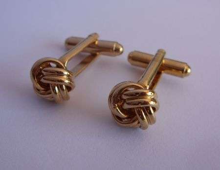 VINTAGE CUFFLINKS - KNOTS