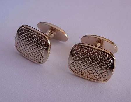 VINTAGE CUFFLINKS - TEXTURED
