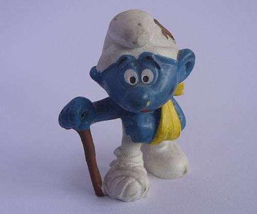 1978 VINTAGE INJURED SMURF BY PEYO - WEST GERMANY