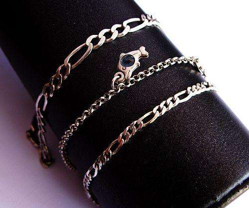 THREE AWESOME SOLID STERLING SILVER BRACELETS FOR YOUR COLLECTION !!! DOLPHINS !!! BID FOR THE LOT !