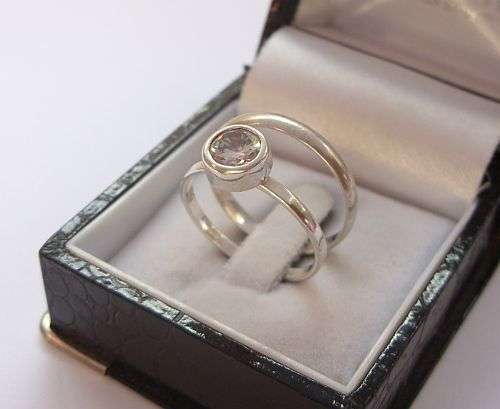 TWO FANTASTIC STERLING SILVER RINGS FOR YOUR SPLENDID COLLECTION !!!
