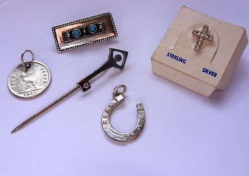 FIVE SPECIAL VINTAGE / ANTIQUE GENUINE SILVER ODDITIES !!! SWEET SELECT PIECES !!!