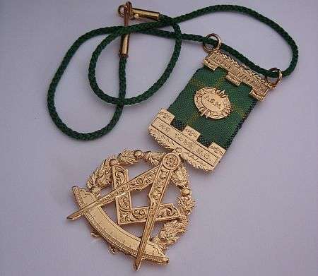 A FREEMASON MEDAL - SCOTTISH LODGE