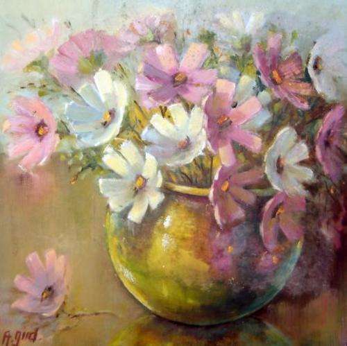 A LOVELY ORIGINAL OIL ON BOARD PAINTING BY A.GIRD - WIFE OF ARTIST JOHN GIRD !!! MAKE IT YOUR OWN ..