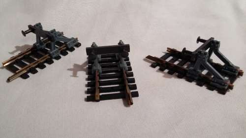 Fleischmann 6016 HO Model Track: Buffer Stops (3x)