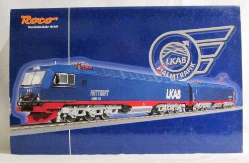 Roco 63753 HO Gauge LKAB IORE Double Electric Locomotive (DCC Digital with Loksound)