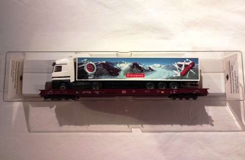 Fleischmann 5274 HO Rolling Road low floor wagon