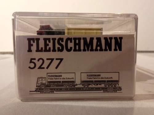 Fleischmann 5277 HO Rolling Road low floor wagon