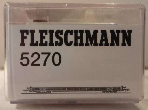 Fleischmann 5270 HO Rolling Road low floor wagon and Herpa Lorry