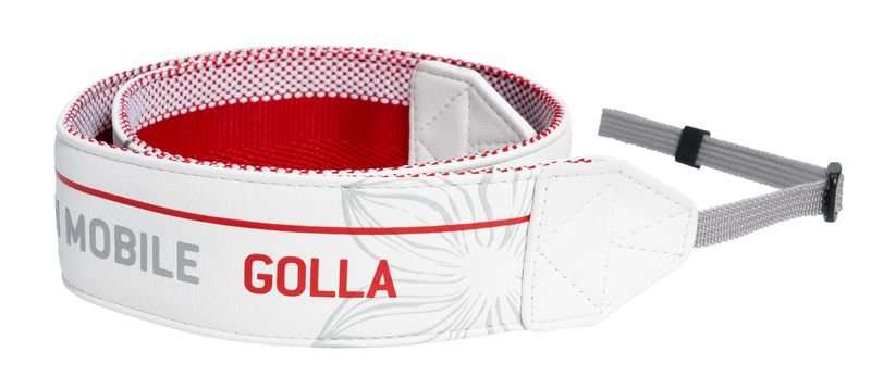 GOLLA Lensy G114 Camera Strap - white and red - ideal digital camera strap