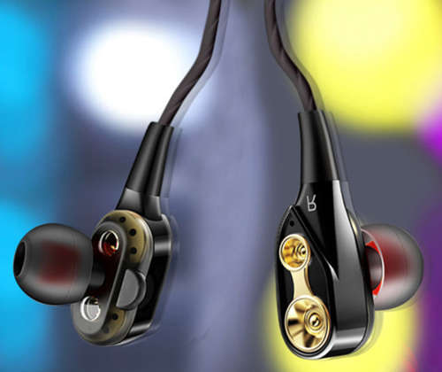 Rovtop bass dual driver Earphones