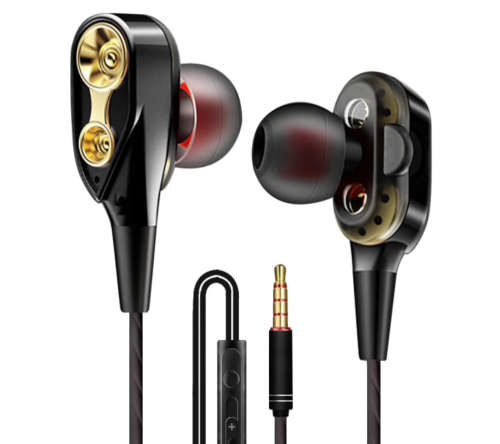 Rovtop bass dual driver Earphones