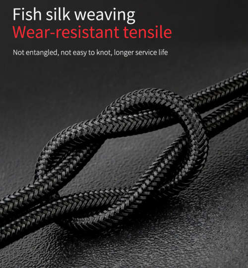 BLACK-in-1 USB charging cable
