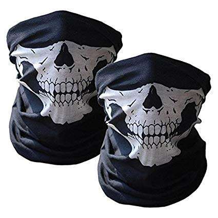 MOTORCYCLE SKULL BANDANA