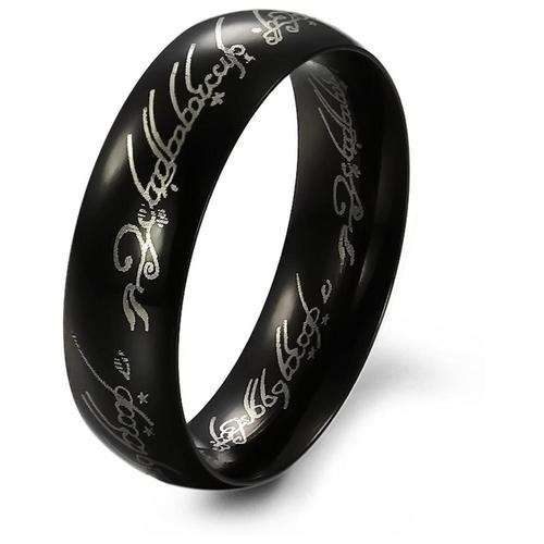 Exquisite! 18K Black Gold Plated 6mm Ring - Size 9 (R 1/2)