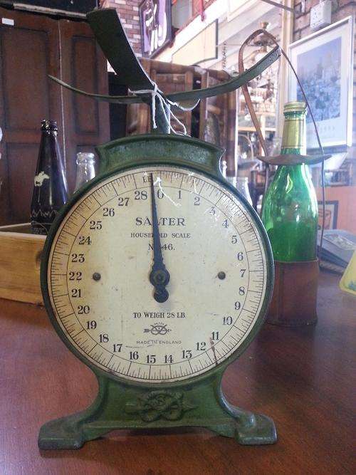 Vintage Salter Green Scale