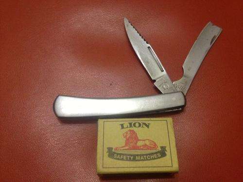 Cherokee Solingen Twin Blader. Folding razor/knife combo USA