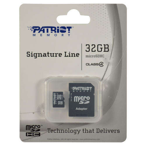 Patriot 32GB Micro Sd Memory Card + Adapter