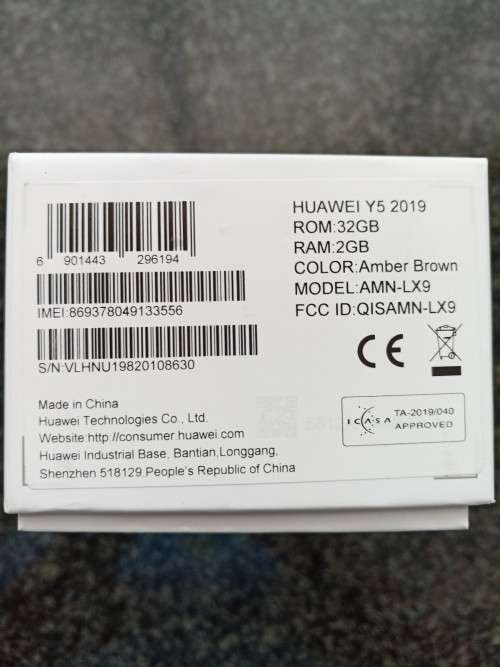 Huawei Y5 2019 32GB Single Sim