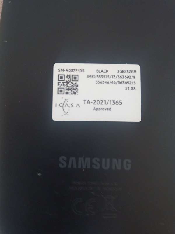 Samsung Galaxy A03S 32gb 3gb dual sim SM-A037F/DS