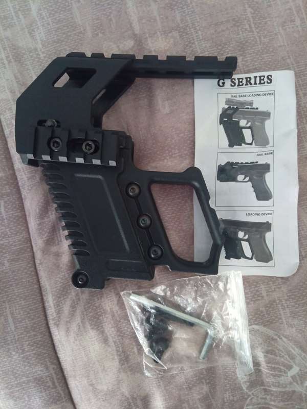 Glock Carbine Kit for Glocks G17 G18 G19 With Rail Mount System
