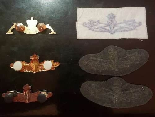 SA Navy Ship and sumarine set badges