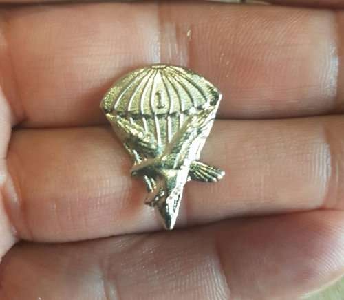 2.5 cm by 1.5cm Aftermarket 1 Bin parachute badge with pin