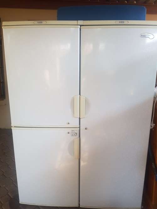 Fridge freezer double door unit
