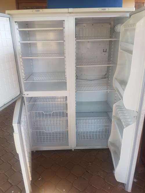 Fridge freezer double door unit