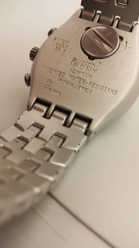 Swatch Irony Aluminium - Water resistant Mens Watch SECOND HAND