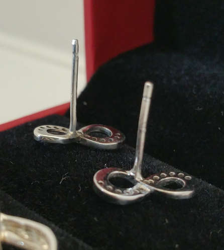 ***AKM - NWJ - 925 Silver CZ Earring and Pendant Set - Pre-owned