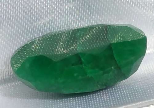 ***AKM - 6.30CT EMERALD GREEN OVAL SILLIMANITE/FIBROLITE SRI-LANKA 100%GENUINE POROUS SILLIMANITE***