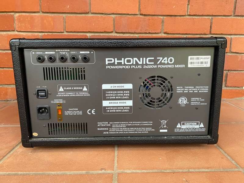 Phonic 740 PowerPod Plus Powered Mixer