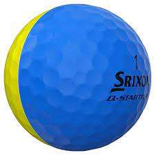 6 X NEW Srixon Q - Star  Divide ( Orange/Yellow)+ 1 X NEW Srixon Q - Star Divide (Blue/Yellow)