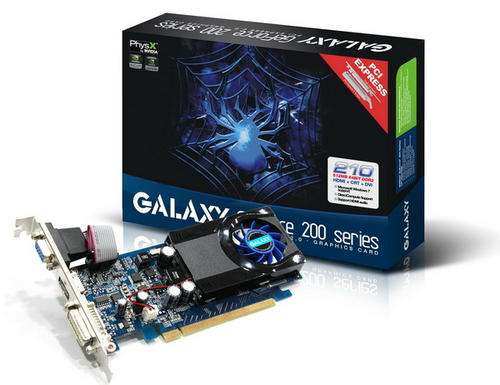 Galaxy GeForce 210 1024MB DDR3 Graphics Card (Newest Release) PLUS Brand NEW GAME