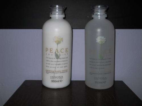 Innoxa foam bath and body lotion set, new still sealed.