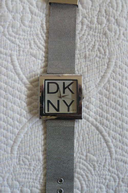 Silver DKNY watch (authentic) - secondhand - in excellent condition