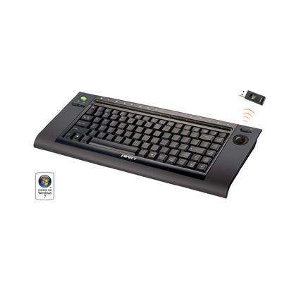 Emprex 9039ARF PC Wireless Media Center Keyboard with Trackball Mouse,Compact Smooth Design