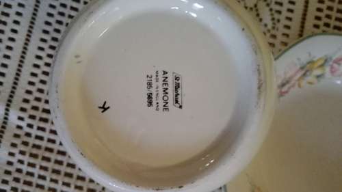 Porcelain jug and bowl set